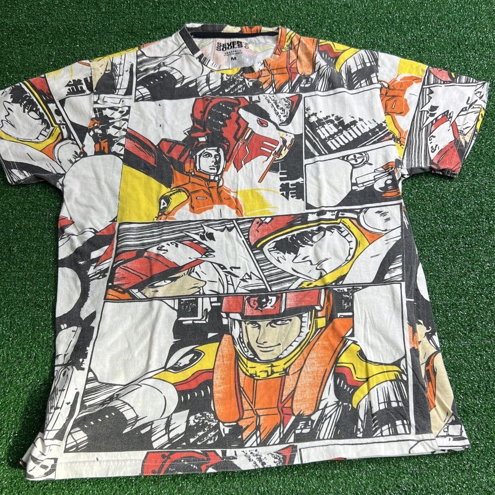 Seven Souls Anime Manga Comic Strip T-Shirt White All Over Print Size Medium